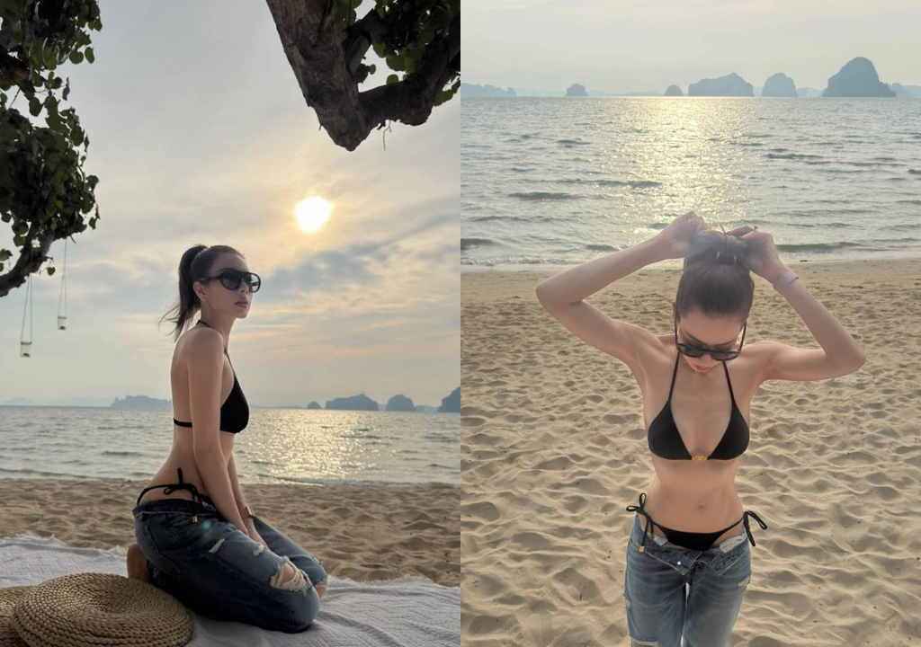 เอ๋ พรทิพย์ แซ่บรับซัมเมอร์ ลุคบิกินี่ริมทะเลกระบี่ งานหุ่นสุดเป๊ะ สวยจับตา